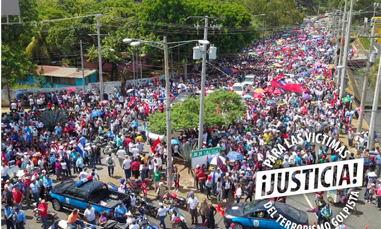 Pueblo nicaragüense demanda justicia para víctimas del terrorismo golpista