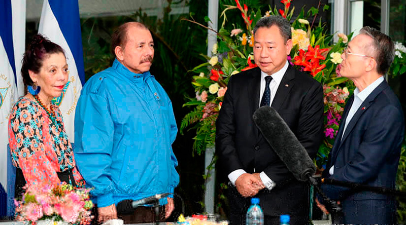 Presidente Daniel Ortega se reúne con altos funcionarios de Taiwán