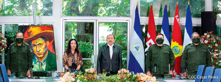 Garantizar la soberanía, la paz y la vida de los nicaragüenses