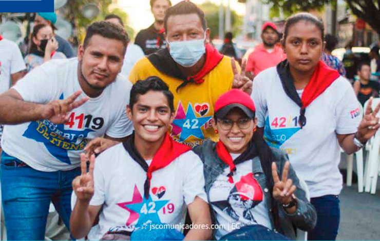 JS celebra aniversario de la Revolución Popular Sandinista