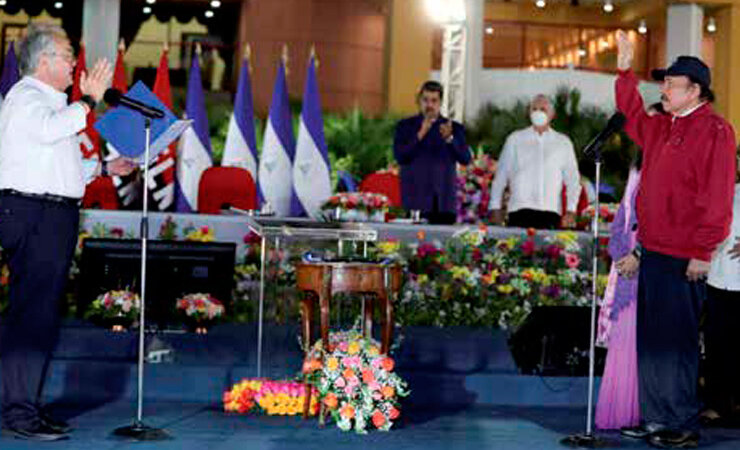 Daniel al frente del Pueblo Presidente