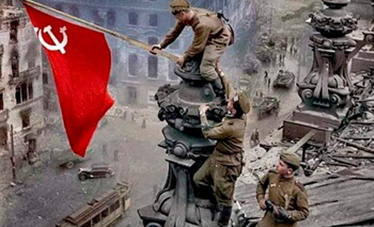Nuestro respeto y gratitud eterna al Ejército Rojo por derrotar al fascismo.¡La URSS no ganó la II Guerra Mundial en Hollywood!