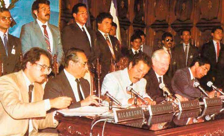 Este 25 de mayo se cumplen 37 años de la firma de los acuerdos ESQUIPULAS, EL CAMINO HACIA LA PAZ