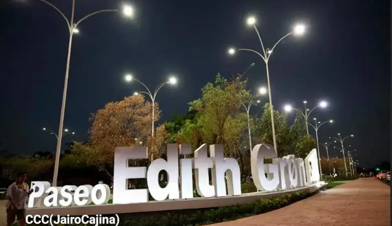 Paseo Edith Gron homenaje para la mujer nicaragüense