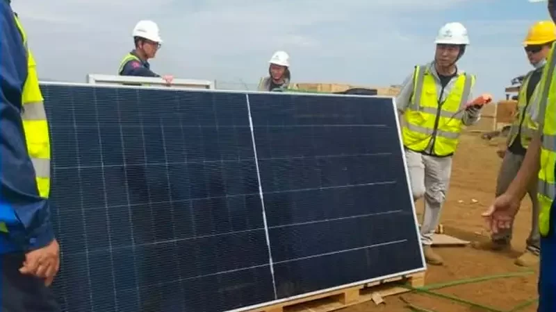 Planta Solar en Nindirí registra el 30% de avance