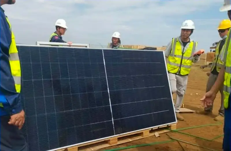 Planta Solar en Nindirí registra el 30% de avance
