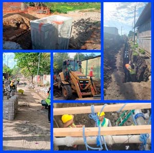 Foto de Avanves del Proyecto de Ampliación y Mejoramiento del Sistema de Saneamiento en Tipitapa