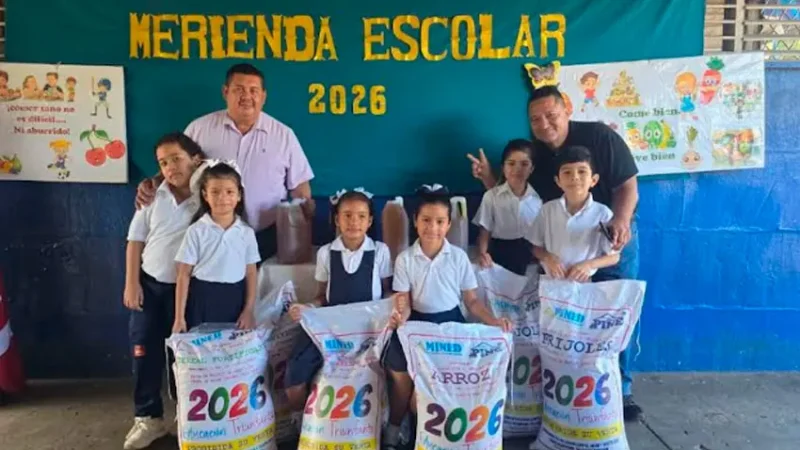 Gobierno sandinista garantiza Merienda Escolar