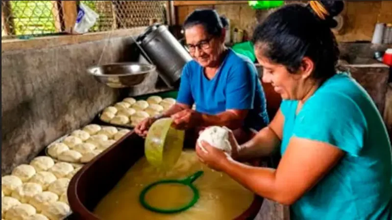Alta producción nacional de leche y queso