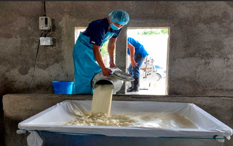 Buen comportamiento en acopio de leche