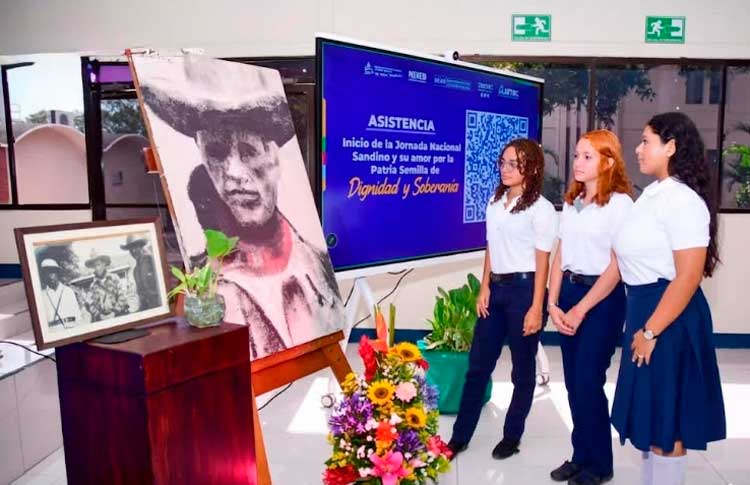 Sistema Educativo Nacional inicia jornada “Sandino y su amor por la Patria”