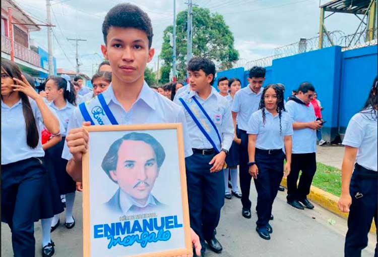 Comunidad educativa de Rivas honra legado de Enmanuel Mongalo y Rubio