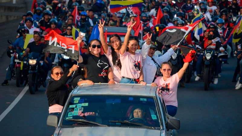 Juventud Sandinista despliega mucho entusiasmo y energía