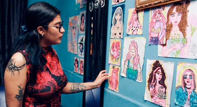 La joven emprendedora Andrea Sofía Flores Martínez