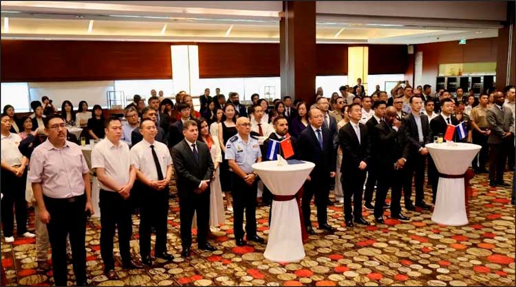 Embajada nicaragüense en China celebra el 47/19