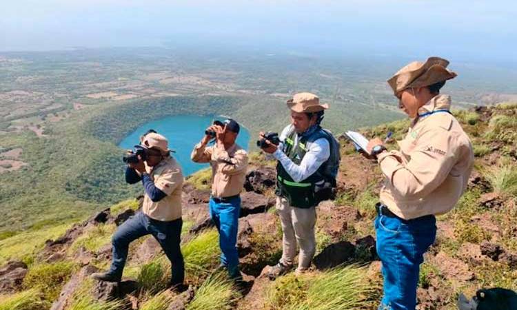 Exhaustivo monitoreo de la biodiversidad del Complejo Volcánico Cerro Negro
