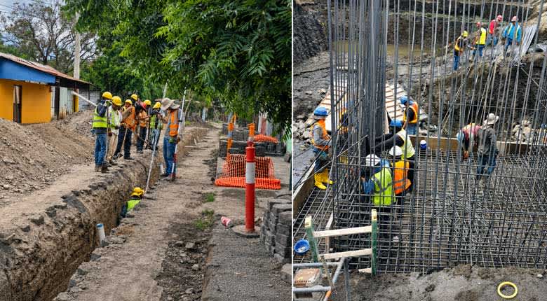Proyecto de saneamiento en Tipitapa registra un avance del 60%